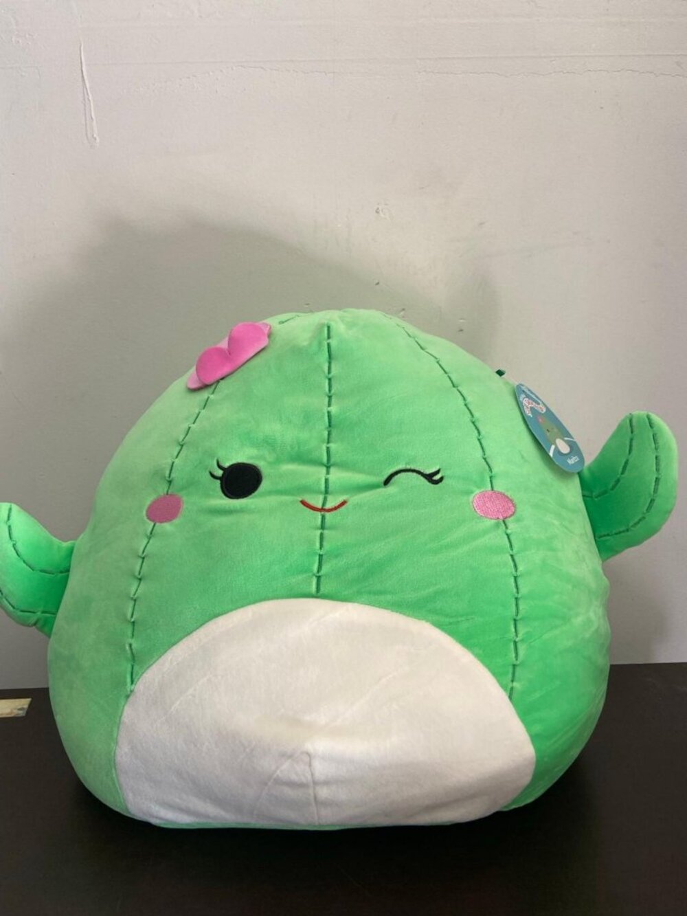 New 16" XL Spring Plant Squishmallow Green Cactus Girl Maritza Rare Soft Plush